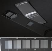 Echelle de gris selon  ISO 105 A02 - Variation de couleur