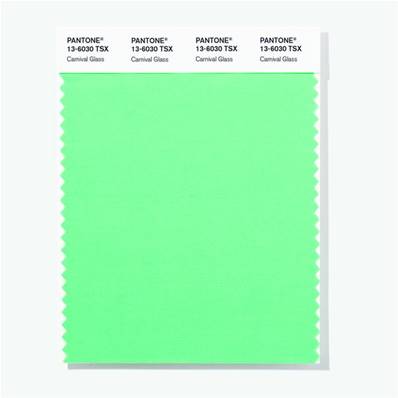 13-6030 TSX Carnival Glass - Polyester Swatch Card